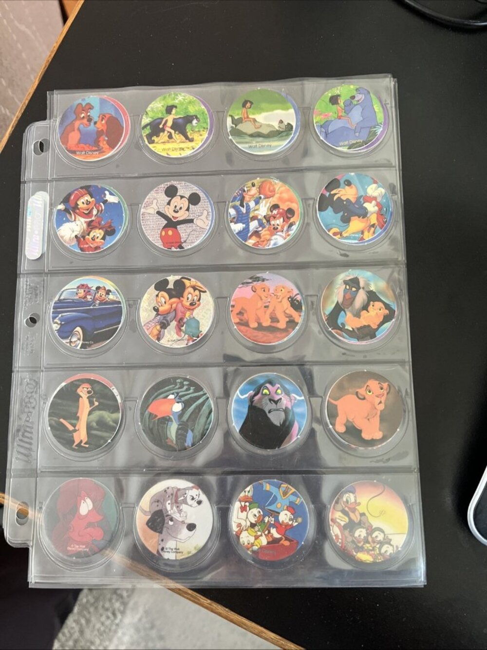 Vintage Lot Of 36 Walt Disney And Snoopy Pogs Milk Caps